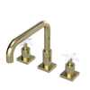 Rubinet Widespread Kitchen Set with Genesis Spout Gold