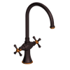 Rubinet Two Handle Single Hole Kitchen Set Oil Rubbed Bronze