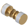 Rubinet Shower Door Knob (set) Satin Gold