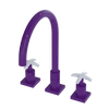 Rubinet Widespread Kitchen Set Purple Haze