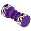 Rubinet Shower Door Knob (set) Purple Haze