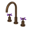 Rubinet Widespread Kitchen Set with LaSalle Spout Tuscan Brass