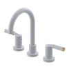 Rubinet Widespread Lav set (less drain) White