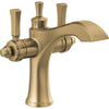 Dorval Single Hole Monoblock Bathroom Faucet - Champagne Bronze