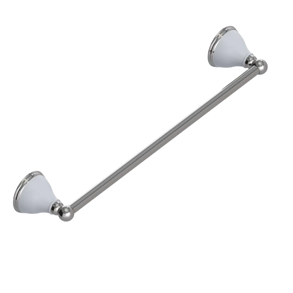 Rubinet Towel Bar 24" Polished Nickel