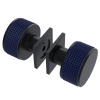 Rubinet Shower Door Knob (set) Matt Black