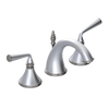 Rubinet Widespread Lav. Set. (less drain) Satin Chrome