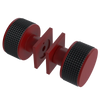Rubinet Shower Door Knob (set) Maroon
