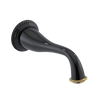 Rubinet Tub Filler Spout Wall Mount Black
