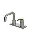 Rubinet 4" Centre Single Control Lav. Set. with Genesis spout (less drain) Satin Nickel