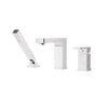 Aquabrass Madison 3-piece deckmount tub filler with handshower