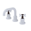 Rubinet Widespread Lav. Set. (less drain) Matt White