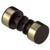 Rubinet Shower Door Knob (set) Oil Rubbed Bronze