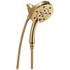 Essential Shower Series Linear Round H2Okinetic Multi-Function Hydrati 2|1 Shower - Brilliance® Polished Gold