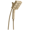 Essential Shower Series Linear Square H2Okinetic Multi-Function Hydrati 2|1 Shower - Brilliance® Luxe Gold®