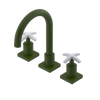 Rubinet Widespread Lav. Set. (less drain) Green Envy