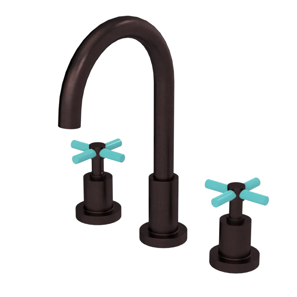 Rubinet Widespread Kitchen Set with LaSalle Spout Oil Rubbed Bronze