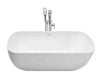 Marina Matte White 67" x 32" Freestanding Bathtub - FBM6732