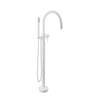 Baril Floor-mounted tub filler with hand shower