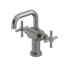 Rubinet Single Hole Dual Handle Lav. Set. (less drain) Polished Nickel