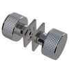 Rubinet Shower Door Knob (set) Polished Nickel