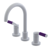 Rubinet Widespread Lav. Set. (less drain) White