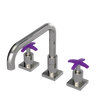Rubinet Widespread Kitchen Set with Genesis Spout Polished Nickel