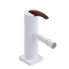 Rubinet Single Control Bidet Fitting (less drain) White
