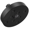 Essential Shower Series 5" Linear Round H2Okinetic Single Function Wall Mount Showerhead - Matte Black