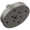 Essential Shower Series 5" Linear Round H2Okinetic Single Function Wall Mount Showerhead - Brilliance® Luxe Steel®