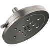 Litze 8” H2Okinetic Round Multi-Function Wall Mount Showerhead - Brilliance® Luxe Steel®
