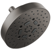 Essential Shower Series 7" Linear Round H2Okinetic Multi-Function Wall Mount Shower Head - 1.75 GPM - Brilliance® Luxe Steel®