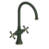 Rubinet Two Handle Single Hole Kitchen Set Green Envy