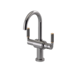 Rubinet Single Hole Dual Handle Lav. Set. (less drain) Polished Nickel