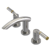 Rubinet Widespread Lav. Set. (less drain) Polished Nickel