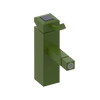 Rubinet Single Control Bidet Fitting (less drain) Green Envy