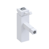 Rubinet Single Control Bidet Fitting (less drain) White