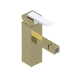 Rubinet Single Control Bidet Fitting (less drain) Gold