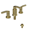 Rubinet Bidet Fitting with Spray, Diverter, and Vacuum Breaker (less drain) Bright Brass