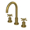 Rubinet Widespread Kitchen Set with LaSalle Spout Antique Brass Matt