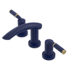 Rubinet Widespread Lav. Set. (less drain) Midnight Blue