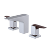 Rubinet Widespread Lav. Set. (less drain) Satin Chrome