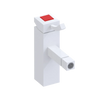 Rubinet Single Control Bidet Fitting (less drain) Matt White