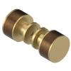 Rubinet Shower Door Knob (set) Satin Brass