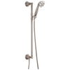 Rook Slide Bar Handshower With H2OKinetic Technology - Brilliance® Luxe Nickel®
