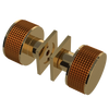 Rubinet Shower Door Knob (set) Gold