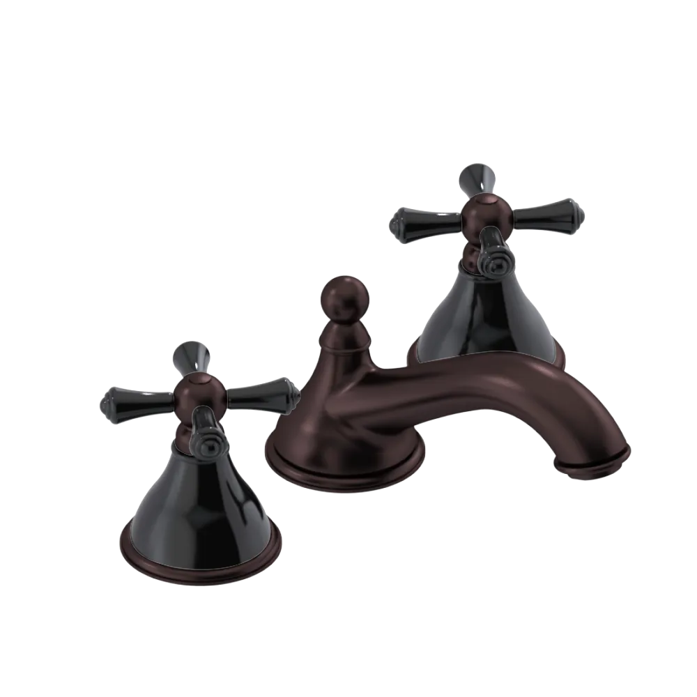 Rubinet Widespread Lav. Set. (less drain) Oil Rubbed Bronze