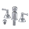 Rubinet Bidet Fitting with Spray, Diverter, and Vacum Breaker (Less Drain) Chrome