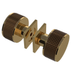 Rubinet Shower Door Knob (set) Gold