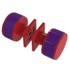 Rubinet Shower Door Knob (set) Red
